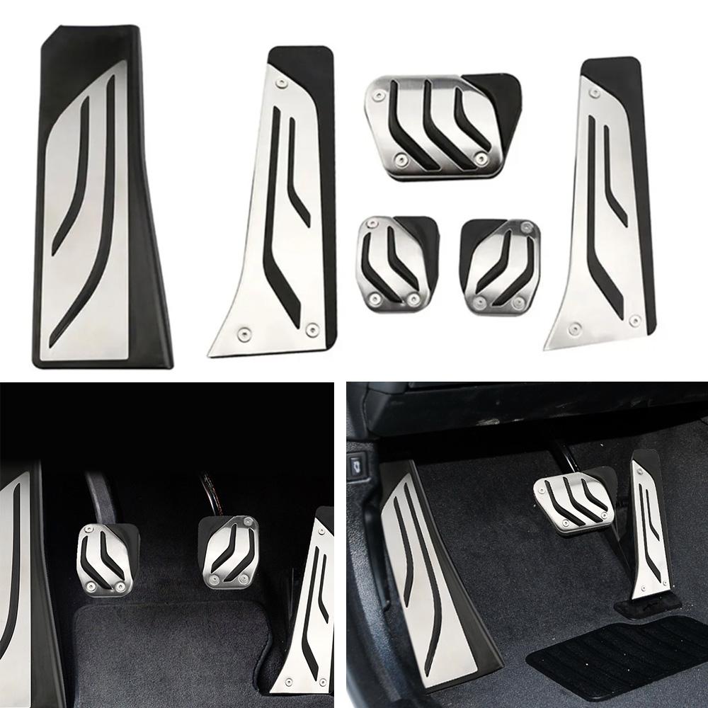 Car Pedal Cover for BMW 5 Series F10 F11 523i 528i 530i 535i 550i 2011 - 2017 LHD Gas Brake Clutch Rest Pedals Pad Accessories