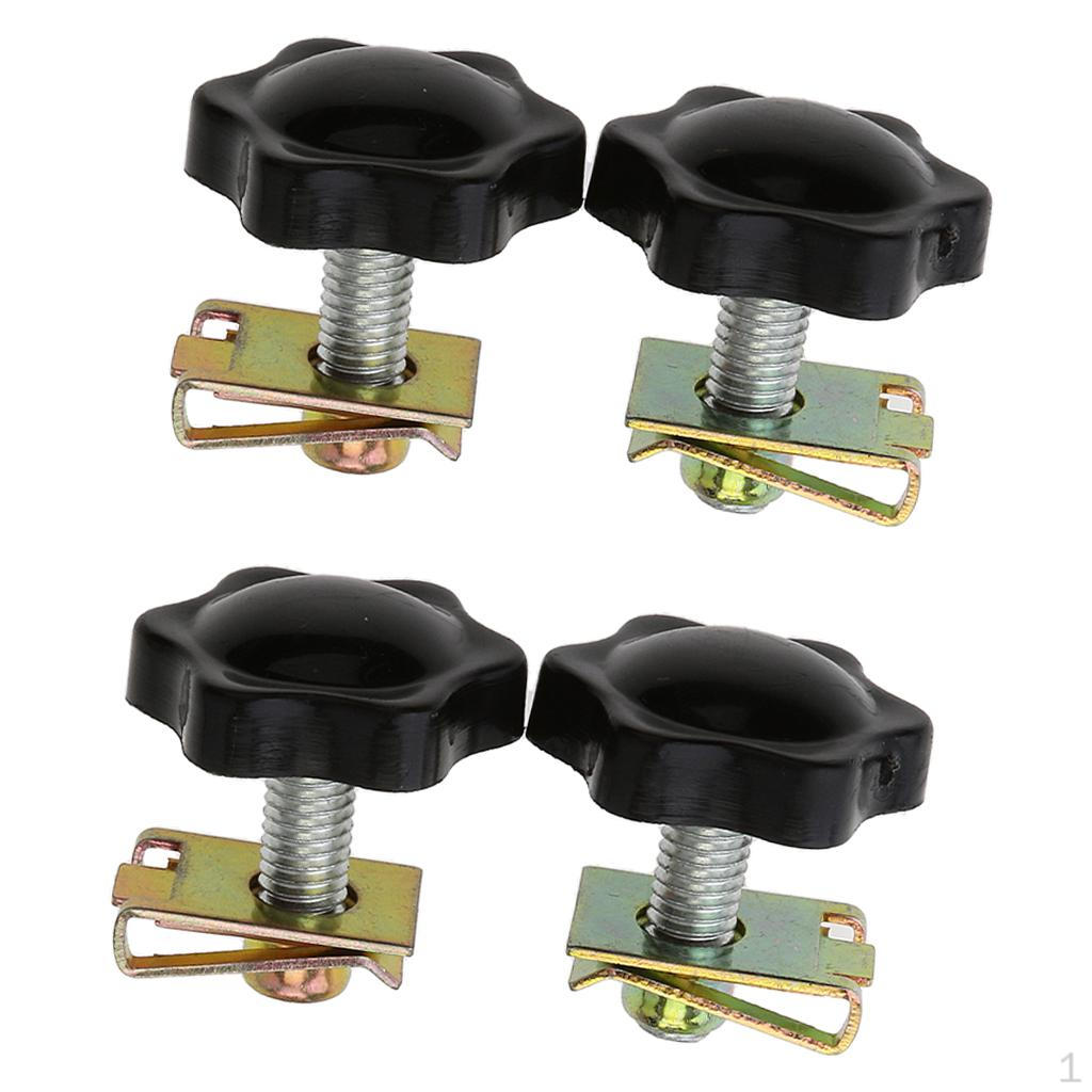 4Pcs Saddlebag Mount Anti-theft Locks for Motorcycle Bike