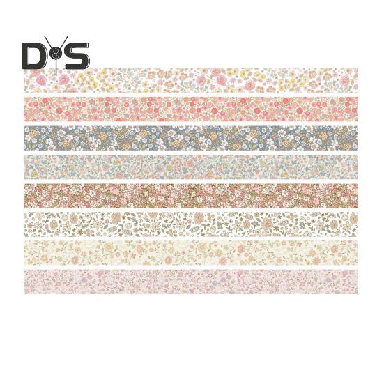 

8 рулонов ретро-ленты васи, набор винтажной декоративной маскирующей ленты для скрапбукинга, принадлежностей для ведения дневника, поделок, подарочной упаковки C