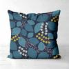 Pieces Bohemian Floral Leaf Print Square Pillow Covers Pattern Cushion Cover Suitable for Sofa Bedroom Car Pillow Cover