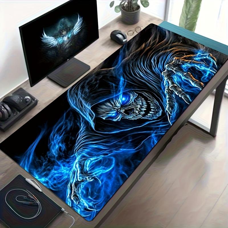 Large Gaming Mouse Pad Anime Grim Reaper Skull Design for Office Laptop Gaming Mousepad for Desk Mat Computer PC accessories