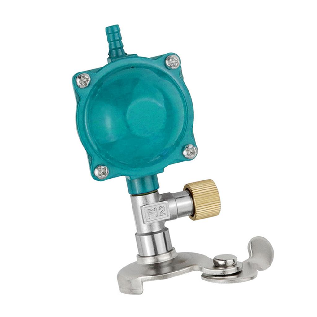 Butane Cylinder Quick Connect Adapter with Stable Pressure Valves Quick Connector Simple Installs for Outdoor Camping