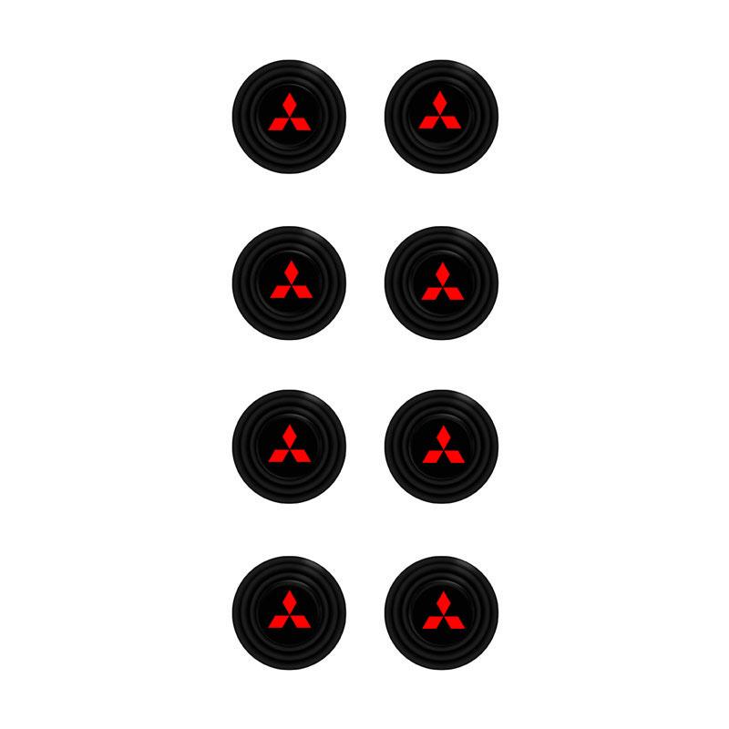 Car Door Anti-Collision Gasket Shock Absorber Sticker for Mitsubishi Lancer ASX Outlander Pajero Evolution Car Accessories QC3