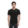 Li Ning Running Series Raglan Logo Round Neck Pullover Slim Fit Quick Dry Breathable Short Sleeve T-Shirt Men T-Shirts Black ATSV005-1