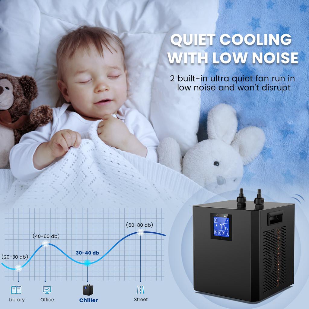79 Gal Aquarium Chiller Water Chiller Fish Tank Household Small Constant Temperature Device High-efficiency Low Noise Cooler