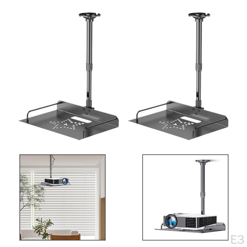 Ceiling Holder with Shelf for Projector/camera, Height -adjustable Home Bracket, Strong Load