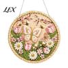 Festive Tree Ornament Crafting Christmas Rhinestone Painting Suncatcher Kit, DIY Faux Pearl Art Xmas Crafts for Adults Beginner, Acrylic Decorative