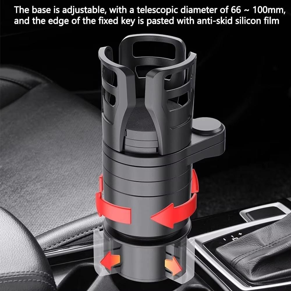 Expander Dual Cup Holders Multifunctional One-four Storage Racks  for Car Adapter