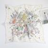 2026 Spring and Summer New Silk Georgette Silk Scarf Women's 100% Mulberry Silk Medium Square Scarf High-end Versatile Thin Scarf