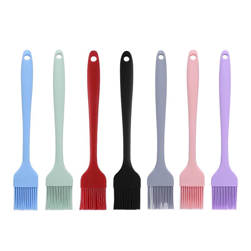 Silicone Kitchen Utensil Set: Ladle, Spatula, Scraper, Turner, Oil & Basting Brushes, Whisk, Tongs for Cooking & Baking.