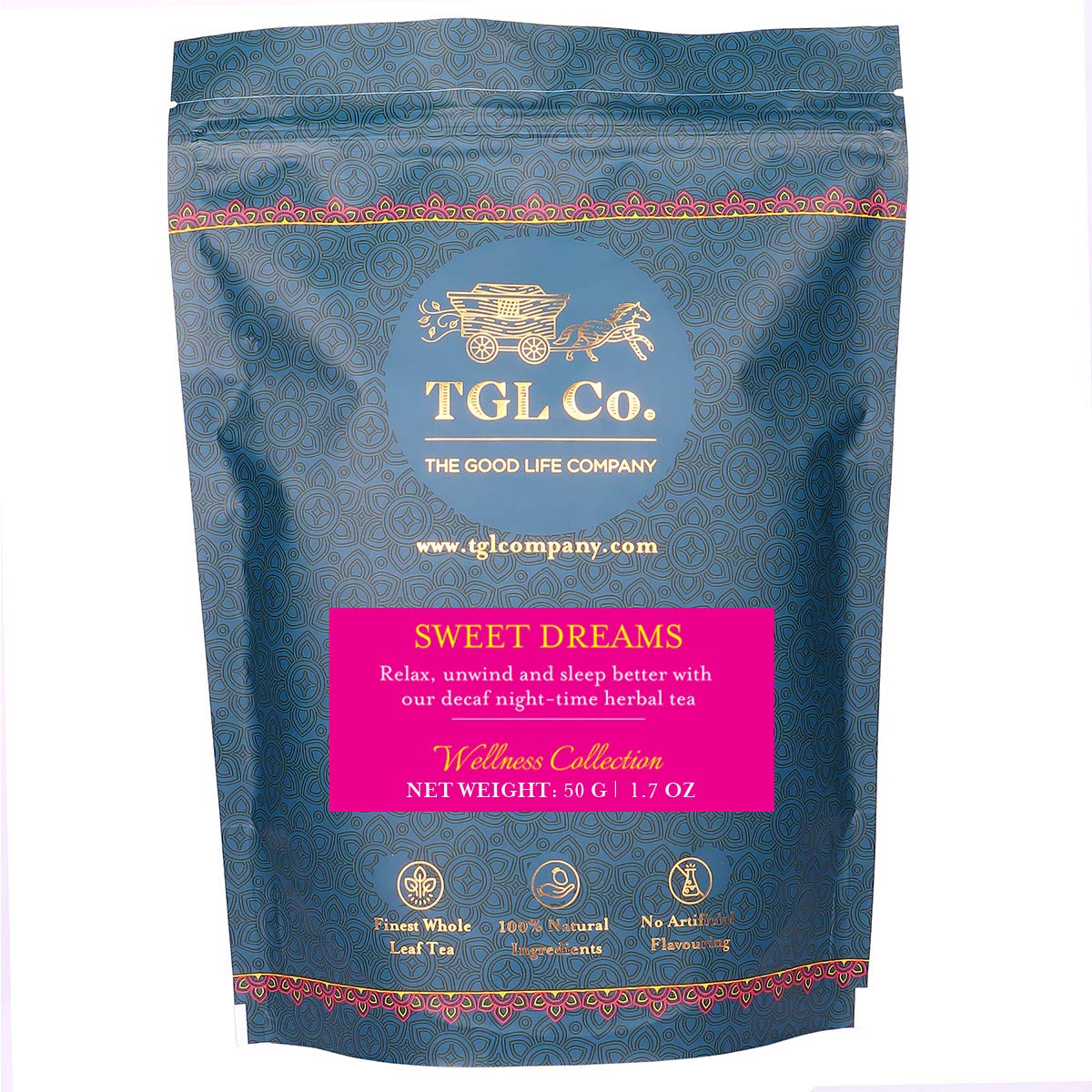 

TGL Co. Sweet Dreams Chamomile Tea Loose Leaf Tea (50 gm)