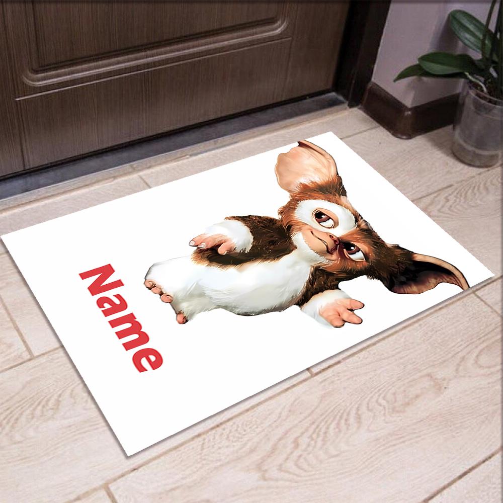 Custom Name Gremlins Printed Carpet,Rug for Office Chair Living Room Bedroom Kitchen Room Decor Gifts.