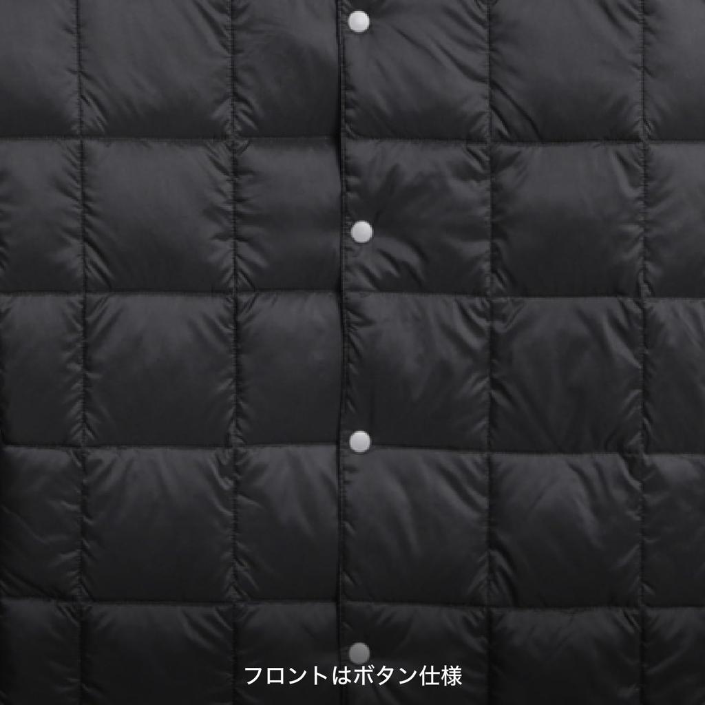 Crew Neck Button Inner Down Jacket Men's (TAION-104)