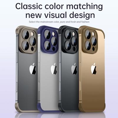 Frameless Camera Lens Protector Case Cover for Iphone 16 Pro Max 15 Plus 14 13 Mini 12 11 16Pro 16Plus 15Pro 14Pro Bumper Protection Phone Accessories