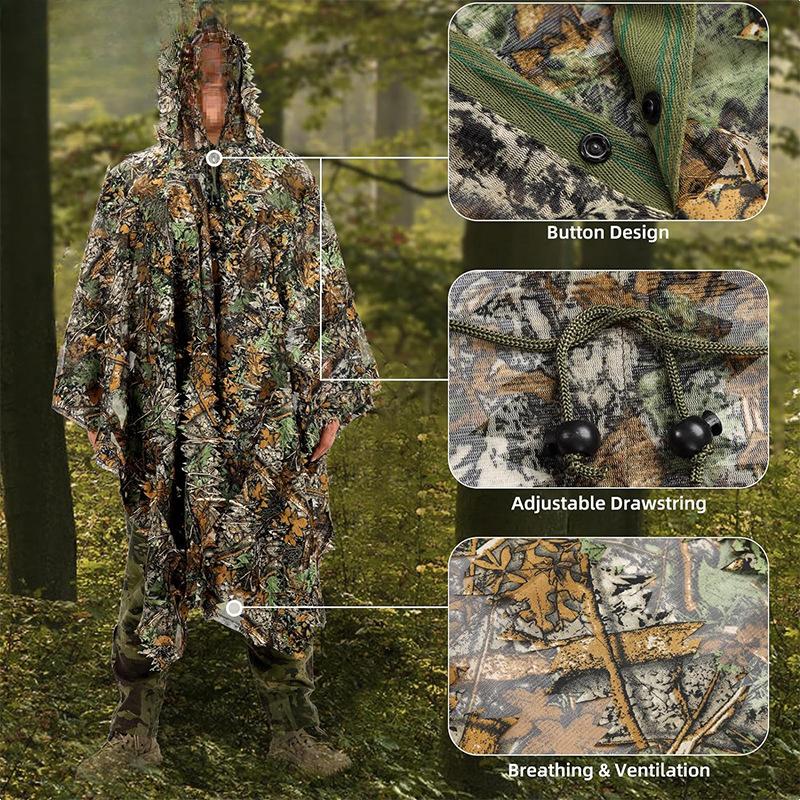 Jungle Cloak Camouflage 3D Maple Leaf Jungle Cloak, Big Tree Camouflage Camouflage
