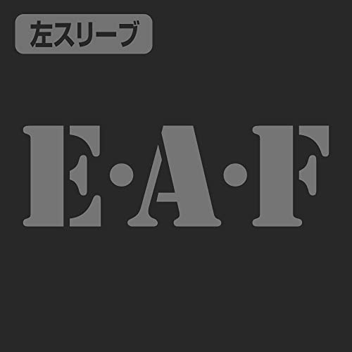 Nijigen Cospa Mobile Suit Gundam Zeon Earth Forces Embroidered Polo Shirt, Black, Size L, Cotton and Polyester