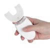 Household Ultrasonic Rechargeable Silicone U Shaped Electric Toothbrush Teeth Whitening Brush(White