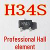 H34S SOT-23 SMD Unipolar Hall Effect Sensor, Compatible with OH34