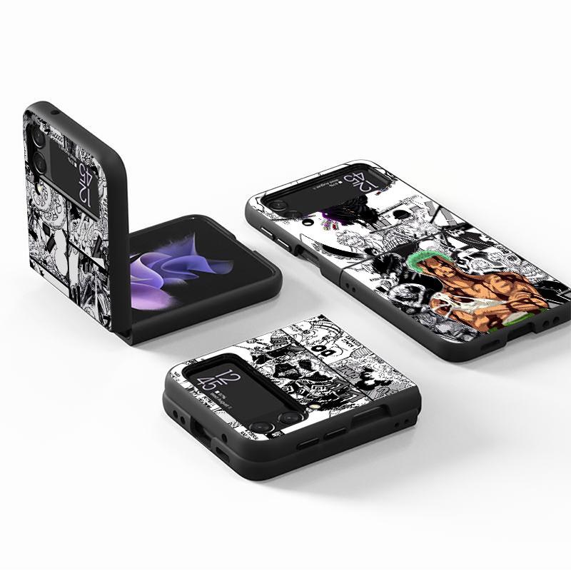 Back Cover Case for Samsung Galaxy Z FLIP 6 Z Flip Z Flip 5 Z Flip 3 Anime One Pieces