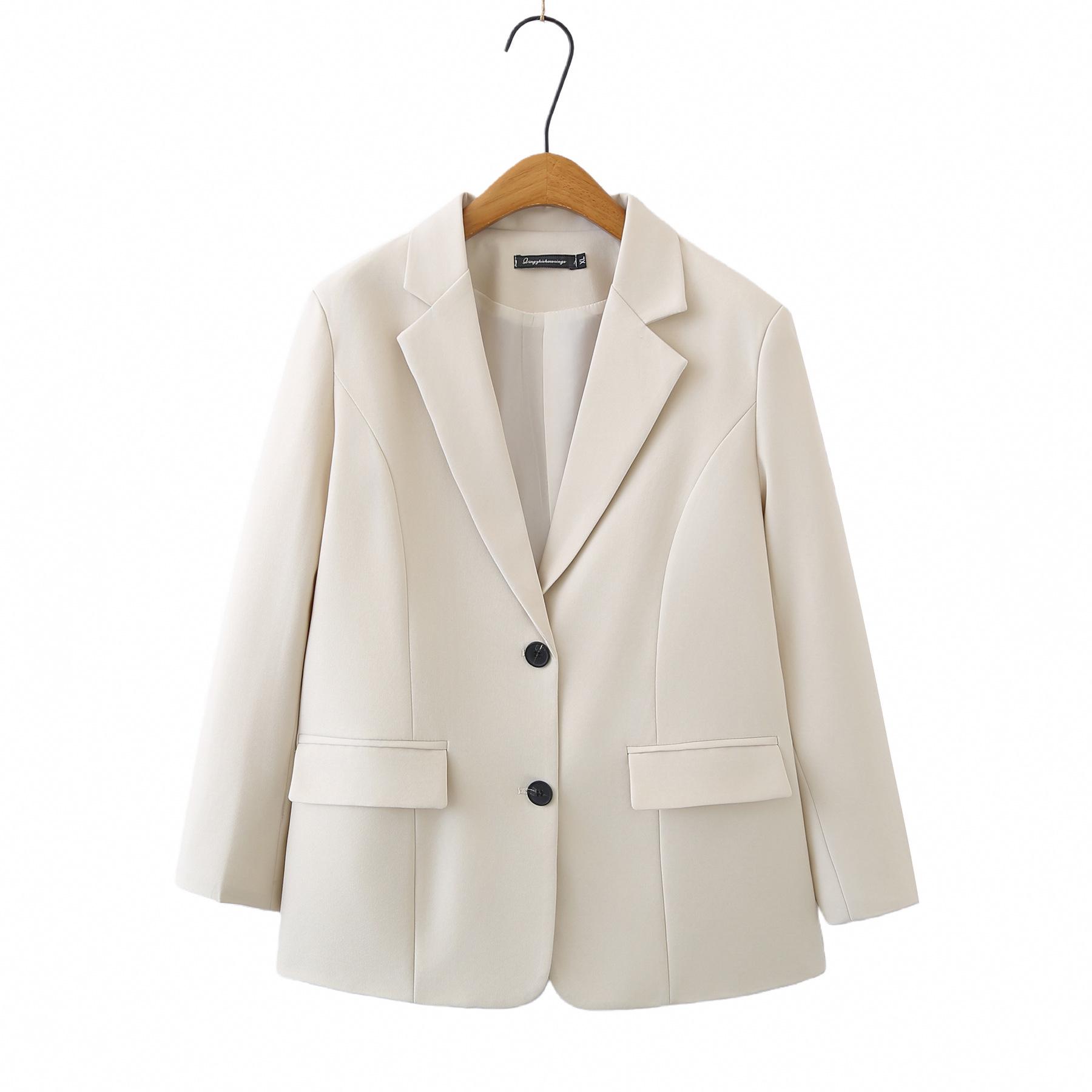 2025 Spring Plus Size Women’s Slimming Long Sleeve Cardigan - Korean Style 2XL грязно-белый