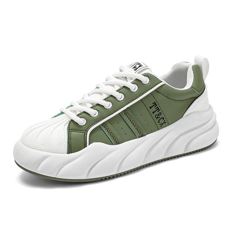 New Fashion Platform Sneakers Men Shel Toe Designer Shoes Men Streetwear Men's Casual Sneakers Comfort Vulcanised Shoes