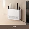 Punch-Free Wall-Mounted WiFi Router Storage Shelf for Living Room
