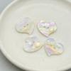 30 Pcs Glossy Surface Heart Buttons Creative Cute Butterfly Buttons 2 Holes Resin Buttons Cardigan Sweater Clothes Accessories