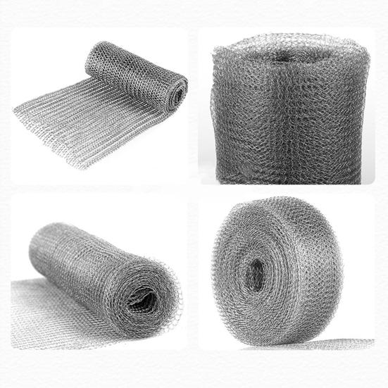 Anti-Rat Stainless Steel Mesh Double Layered Mesh Trap Rodent Control Netting Anti Slug Snail Barrier for Garden Chicken Coop