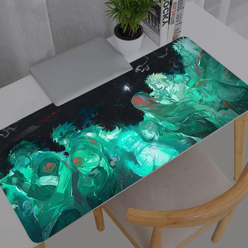 Mouse Pad Large Naruto Rubber PC Computer Durable Durable New Gaming Accessories Mousepad Desk Mat Locking Edge Gamer Carpet