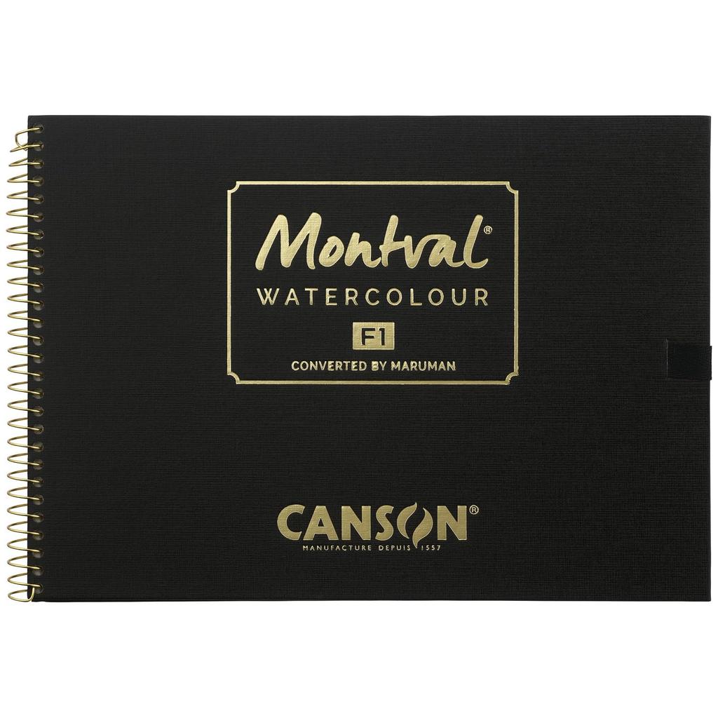 Canson Montval Watercolor Sketchbook, Acid-Free, F1 Size, 15 Sheets, C11A