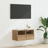 TV Wall Cabinet 60 x 30 x 30 cm Artisan Oak Engineered Wood
