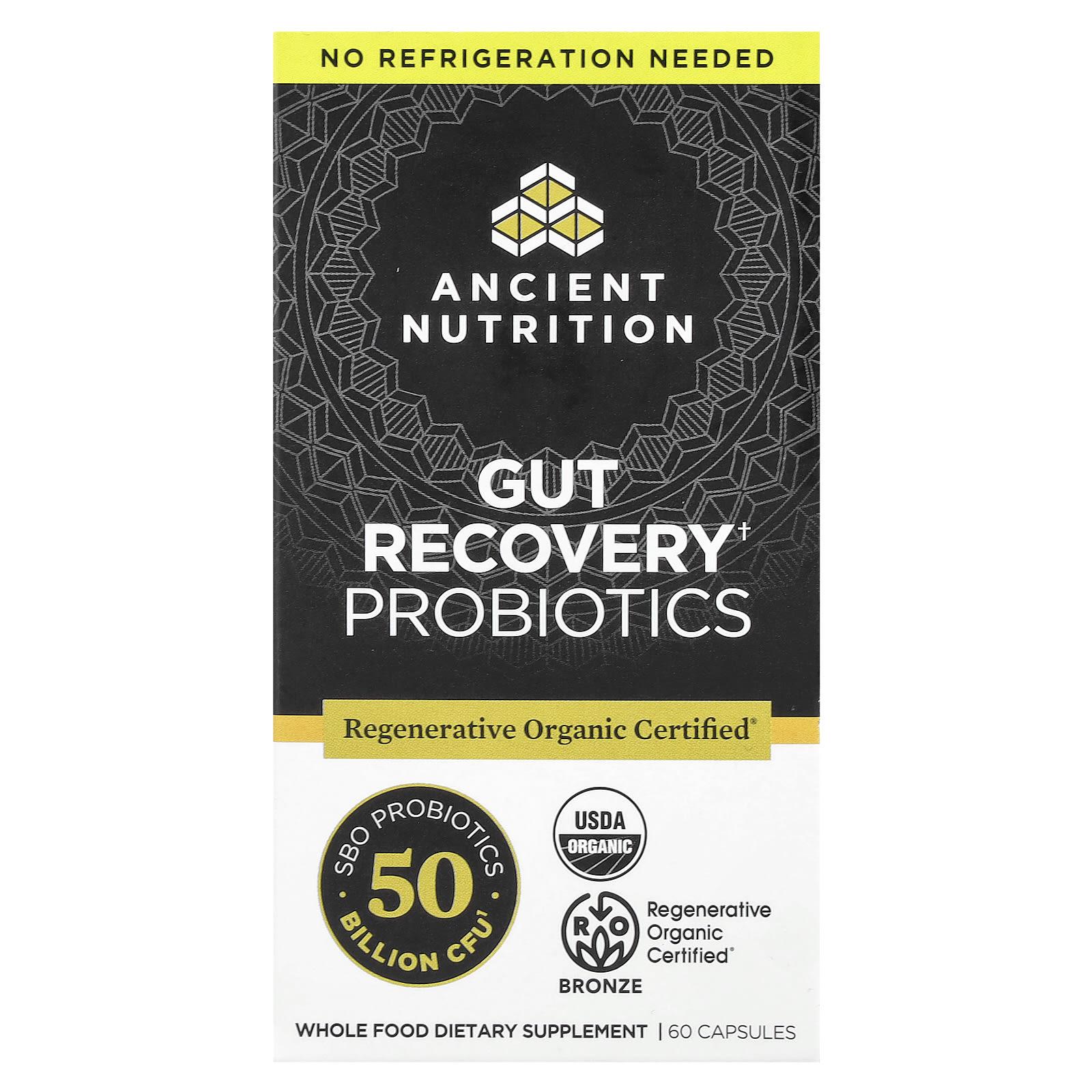 

Ancient Nutrition, Пробіотик для відновлення кишечника, 60 капсул
