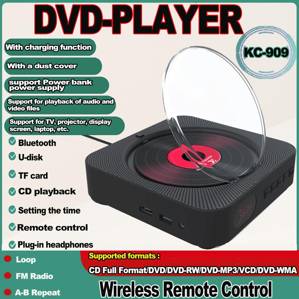 

Многофункциональный проигрыватель компакт-дисков Bluetooth со светодиодным дисплеем (С функцией зарядки) чёрный