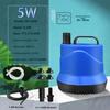 Mini Silent Diving Water Pump Bottom Suction Fish Tank Pump Ceramic Shaft Submersible Filter Aquarium Essential Accessory Tool