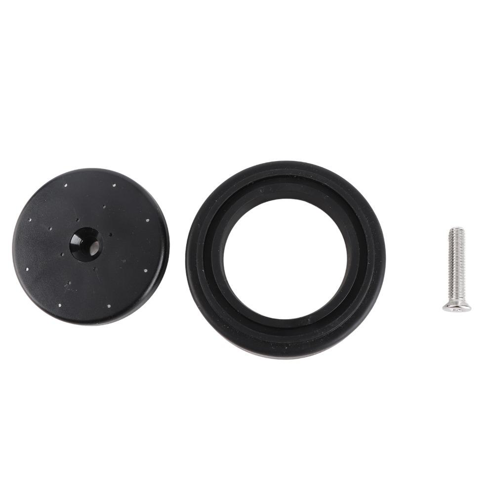 

Black/Grey Spray Valve Repair Kit Plastic Round Shower Head Pre-rinse Spray Face Bumper & Screw Easy Installation чёрный