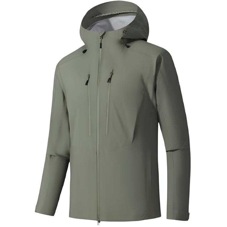 

Anta Champion Hiking Series Solid Color Zipper Hooded Sports Waterproof Windproof Jacket Men Jackets 152540601-1