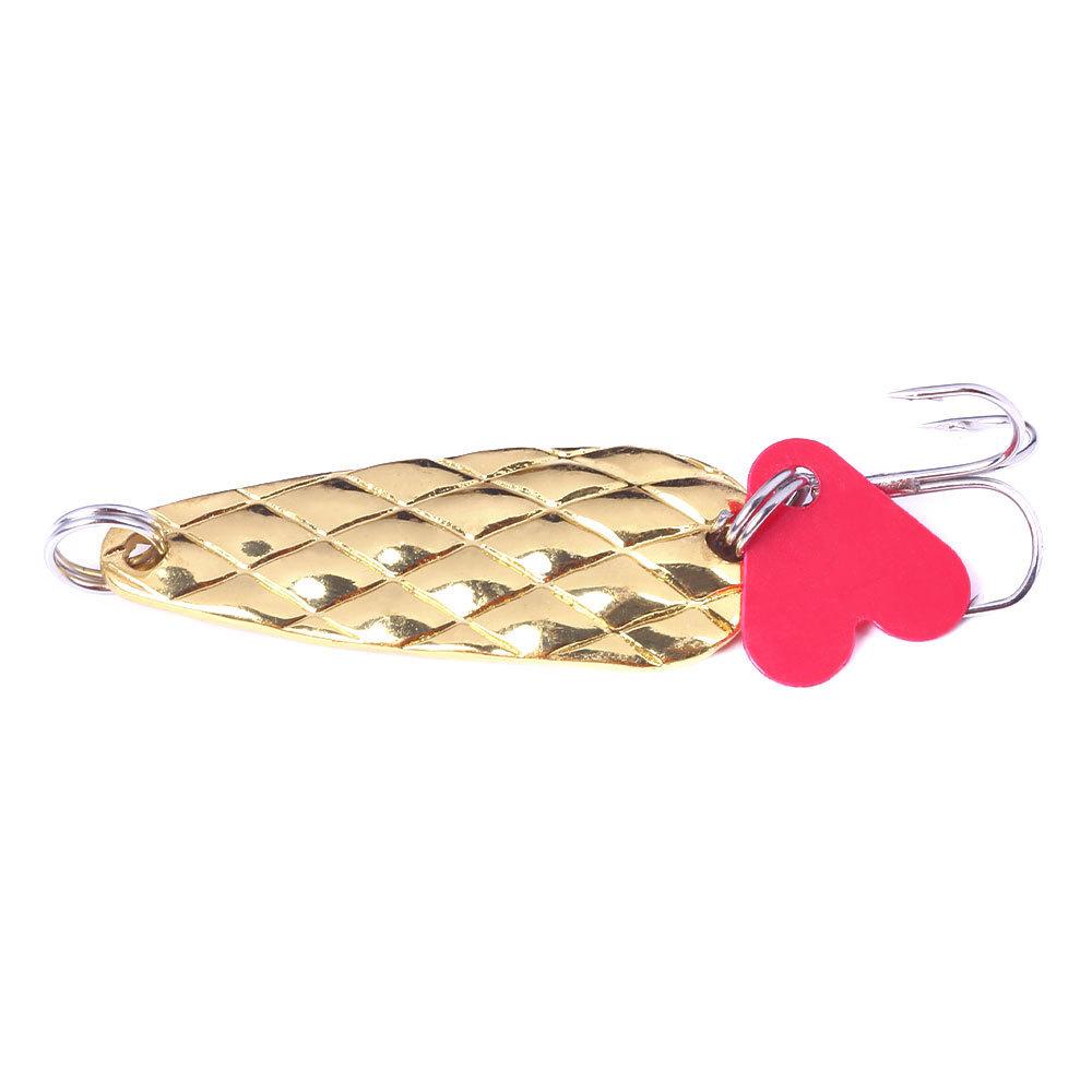 Metallic sequin lure with pineapple pattern4.5cm9g6Small hook specifically designed for catching smallmouth bass, suitable for b