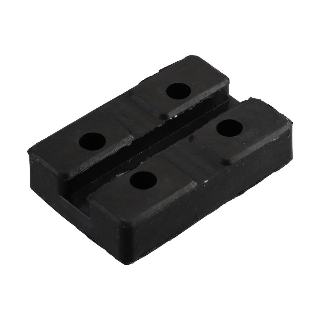 Safe Lifting with Heavy Duty Rubber Support Block Prevents Damage