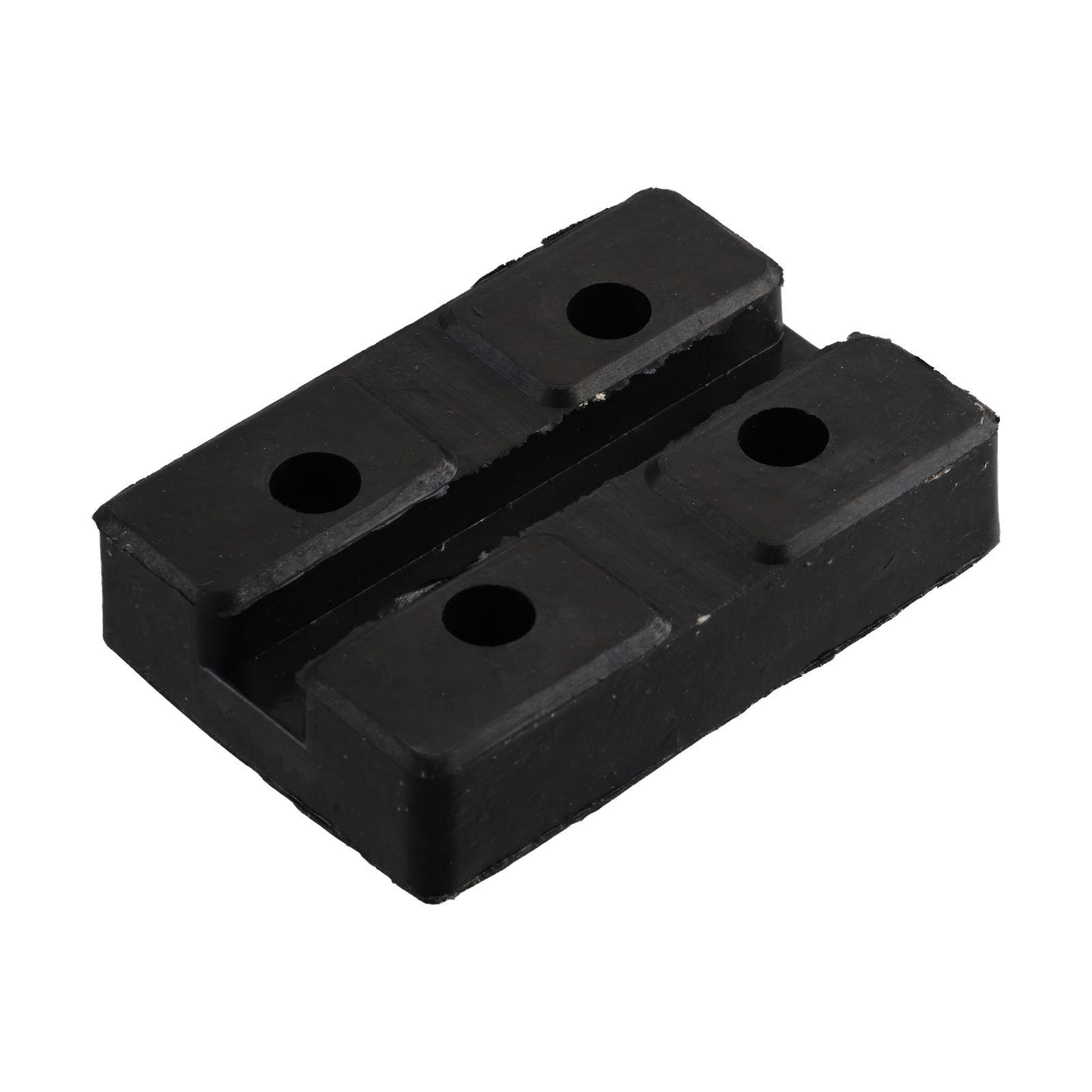 

Safe Lifting with Heavy Duty Rubber Support Block Prevents Damage