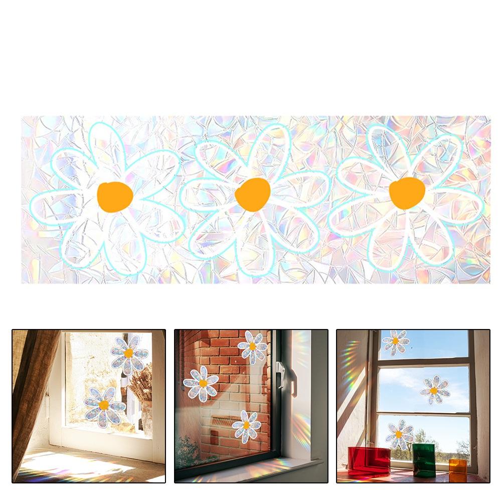 Package And Daisy Flower Stickers Sun Catcher Prevent Bird Strikes