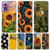 Aesthetic Sunflower Phone Case For Xiaomi 14 13 12 Lite Mi 11 Ultra 11X 13T 12T 11T For Poco X5 X4 X3 NFC F5 F4 M4 Pro 5G Cover