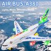 A380 Toy Airplane With Flashing Lights Improves Imaginary And Visual Abilities Birthday Present For Kids