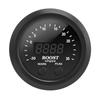 60mm2.4in Turbo Boost Gauge Kit 12V ?30?35PSI Turbo Pressure Gauge Digital Display with Sensor LED