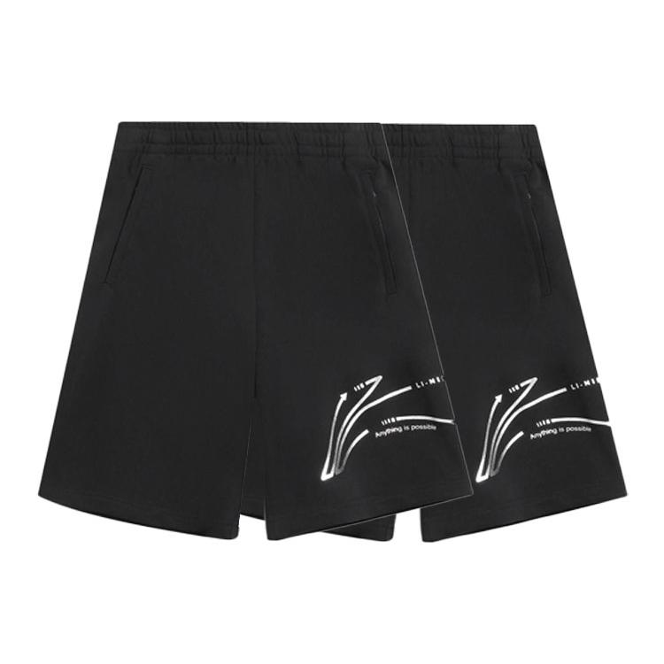 Li Ning Sports Fashion Collection Casual Shorts Men's Black AKSS981-1