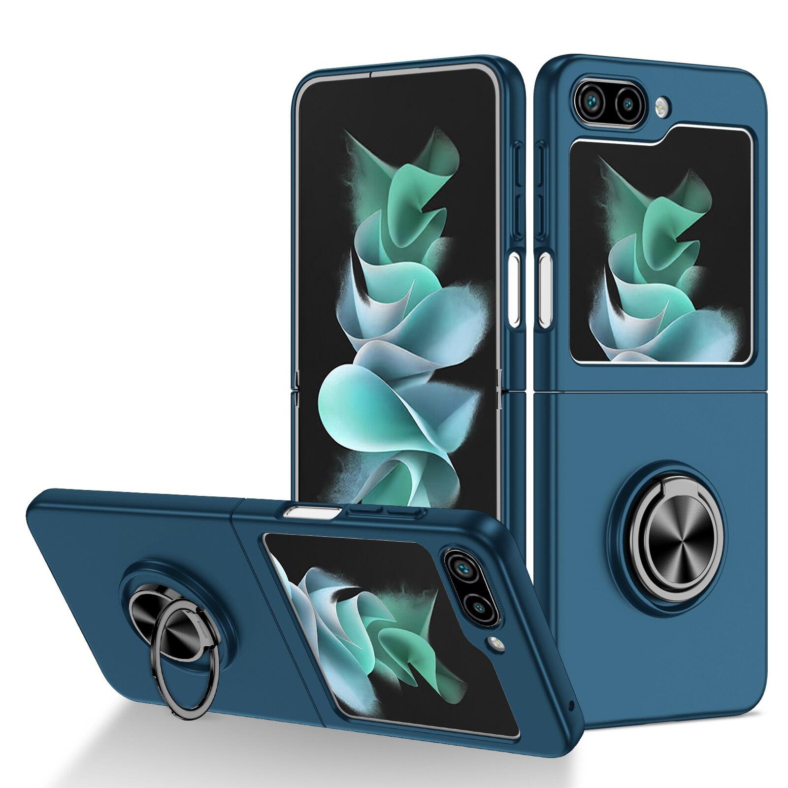 

Противопыльный чехол с кольцом на палец для Samsung Galaxy Z Flip 5 4 Flip3 Flip4 Flip5 Flip2 Flip 3 2 Zflip5 5G, противоударные чехлы for Samsung Z Flip 5 чёрный
