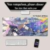 HSR Honkai Star Rail Silver Wolf LV.999 XXL Mousepad Overlock Keyboard Anime Girl Kawaii Esports Mouse Pad HD Printing Desk Mat