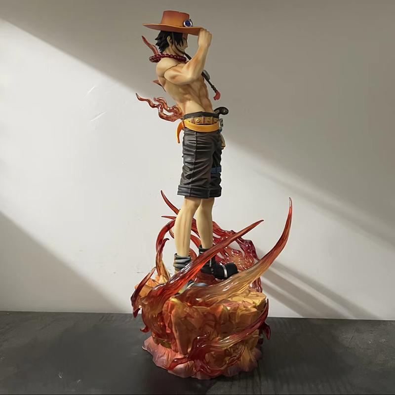 One Piece Anime Dreamy Flame Ace Pirate King Gk Figure Collectible Model Toy Gift Static Pvc Sculpture Display Piece Toys Gift