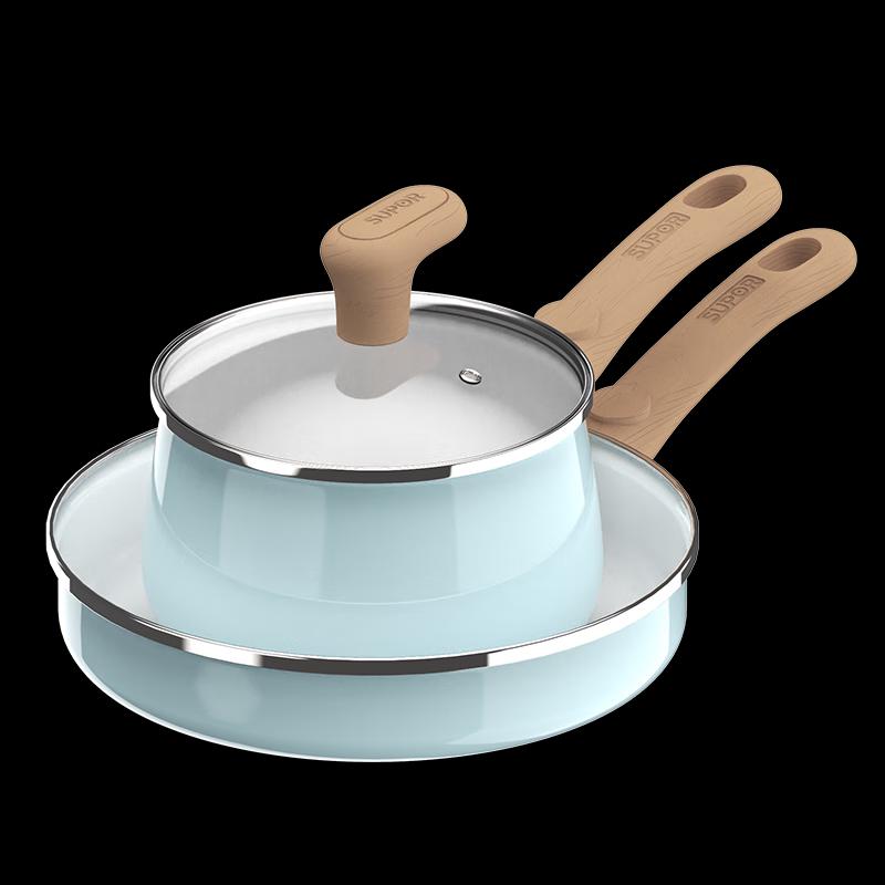 SUPOR Light Enamel Cookware Set