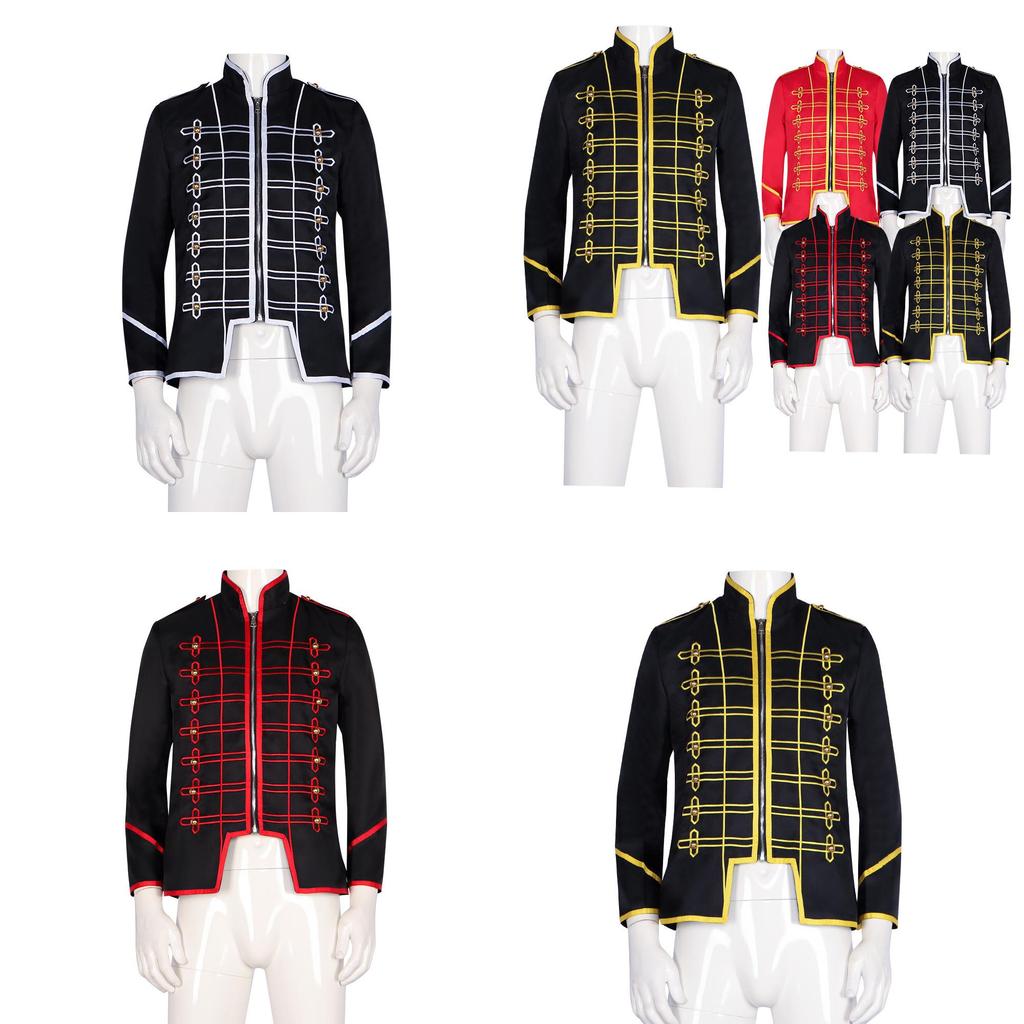 Europäisch Und Amerikanisch Halloween Weihnachten Mittelalterlicher Palast Prinz Steampunk Gothic Jacke