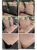 Universal L90 Suede Perforated Seat Cover for All Seasons - Breathable Car Cushion